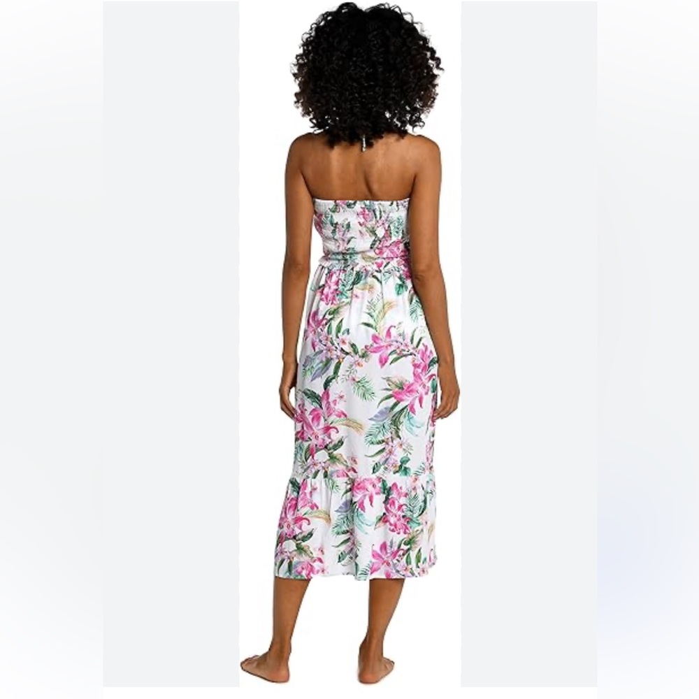 La Blanca NWT Midi Dress Swim Coverup *missing neck string, size Medium. - Picture 2 of 7